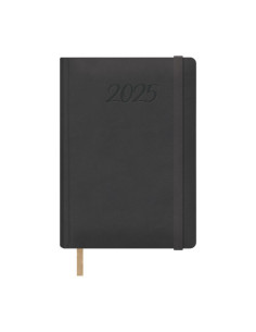 AGENDA 2025 SAMBA DIA PAGINA 15 X 21 CM COLOR NEGRO  DOHE...