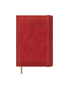 AGENDA 2025 SAMBA DIA PAGINA 15 X 21 CM COLOR ROJAL DOHE...