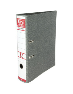 ARCHIVADOR DE PALANCA FOLIO 65MM CON RADO COLOR GRIS...