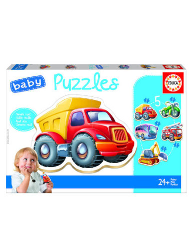 BABY PUZZLE VEHICULOS +24M EDUCA BORRAS 14866