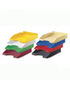 BANDEJA APILABLE DE OFICINA DE PLASTICO 350X250X65 MM....