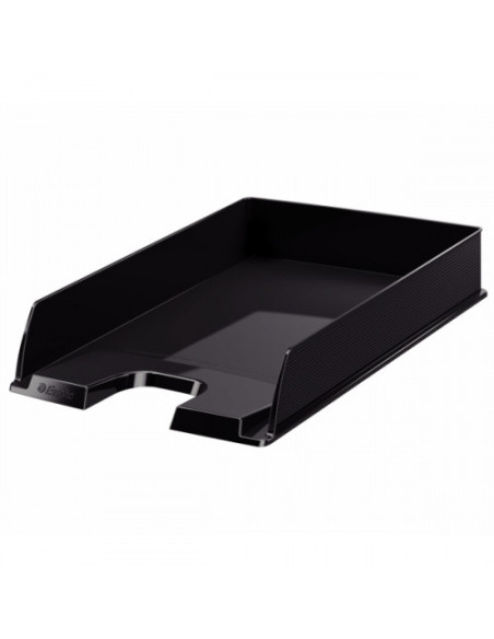 BANDEJA APILABLE DE OFICINA POLIESTIRENO EUROPOST FORMATO FOLIO COLOR OPACO NEGRO ESSELTE 623605
