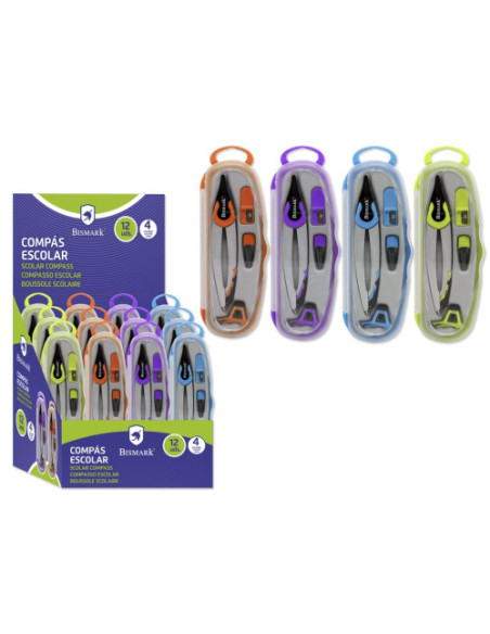 BISMARK COMPAS FOSFO COLOR SURTIDO BISMARK 325775