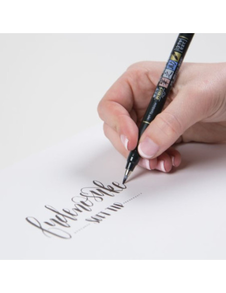 BLISTER 2 ROTULADORES BASE AGUA PUNTA DURA + BLANDA IDEALES LETTERING