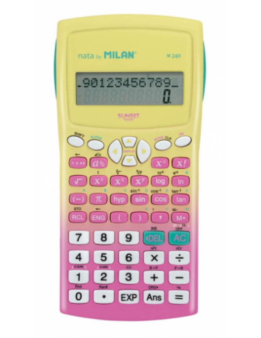 BLÍSTER CALCULADORA CIENTÍFICA M240 SUNSET ROSA NUEVO MILAN 159110SNPBL