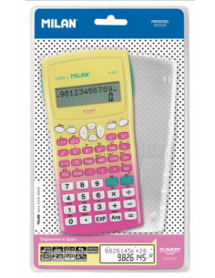 BLÍSTER CALCULADORA CIENTÍFICA M240 SUNSET ROSA NUEVO MILAN 159110SNPBL 2