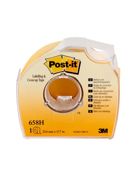 BLISTER CINTA OCULTAR/ETIQUETAR 6 LÍNEAS 25MM X 17