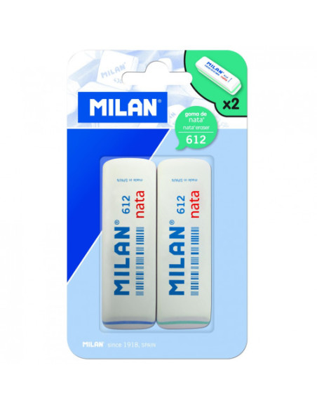 BLÍSTER 2 GOMAS NATA(R) 612 BISELADAS MILAN BPM9208