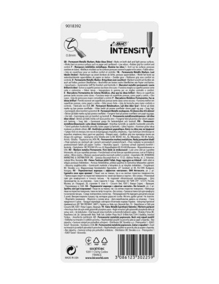 BLISTER 2 MARCARDORES PERMANENTE ORO / PLATA BIC 900340