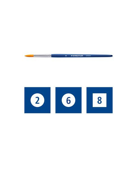 BLÍSTER CON 3 PINCELES ARTÍSTICOS STAEDTLER 989-SBK3-302