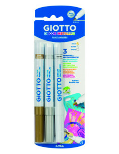 BLÍSTER 3 ROTULADORES DECOR METALLIC ORO