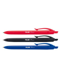 BLÍSTER 4 BOLÍGRAFOS P1 TOUCH (2 AZUL