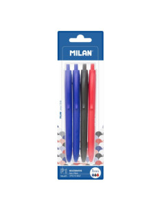 BLÍSTER 4 BOLÍGRAFOS P1 TOUCH (2 AZUL 2