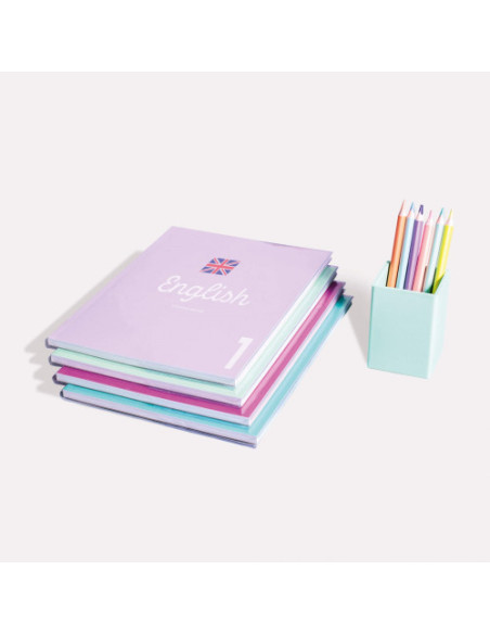 BLISTER CON 5 FORROS PARA LIBROS CON SOLAPA AJUSTABLE PP 290 MM APLI 16913