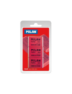 BLÍSTER 3 GOMAS NATA(R) 624 CON BANDA DE CELOFÁN ROSA MILAN BPM9205