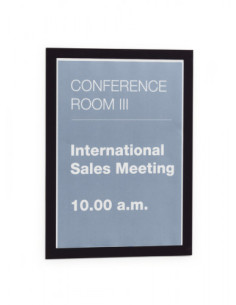 BLISTER 2 MARCO AUTOADHESIVO MAGNETICO DURAFRAME A4 NEGRO DURABLE 4872-01 2