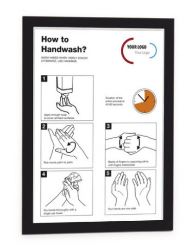 BLISTER DE 2 MARCOS PARA CARTELES AUTOADHESIVO...