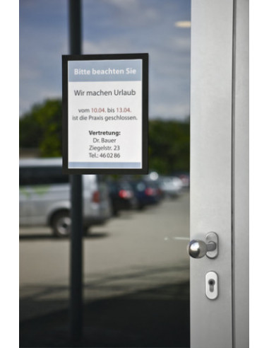 BLISTER DE 2 MARCOS PARA CARTELES AUTOADHESIVO...