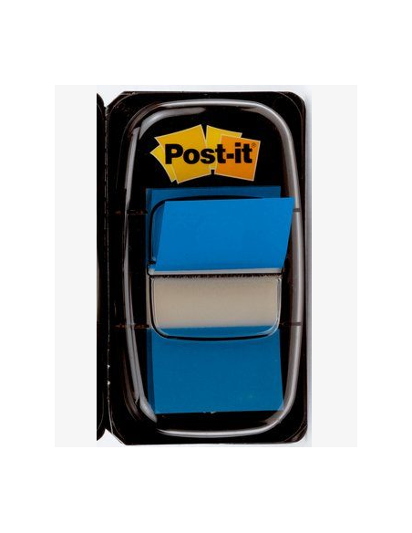 BLISTER DISPENSADOR 50 MARCADORES INDEX AZUL 25