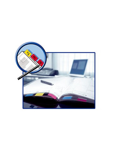 BLISTER DISPENSADOR 50 MARCADORES ADHESIVOS...