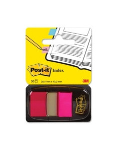 BLISTER DISPENSADOR 50 MARCADORES INDEX ROSA BRILLANTE 25