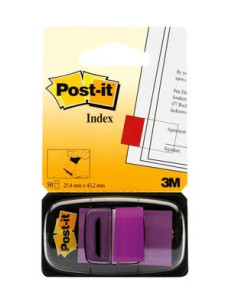 BLISTER DISPENSADOR 50 MARCADORES INDEX VIOLETA 25 2
