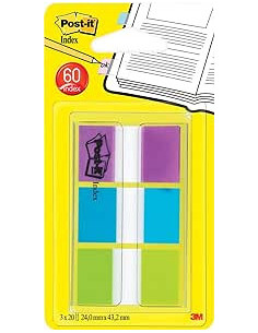 BLISTER DISPENSADOR 60 MARCADORES INDEX 25