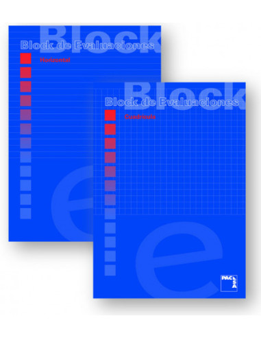 BLOC DE EXAMEN 60 GRS. A-4 (210X297MM.) 50 HOJAS CUADRÍCULA 4X4 CON MARGEN PACSA 18705