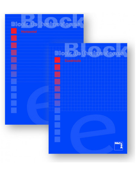 BLOC DE EXAMEN 60 GRS. A-4 (210X297MM.) 50 HOJAS CUADRÍCULA 4X4 CON MARGEN PACSA 18705