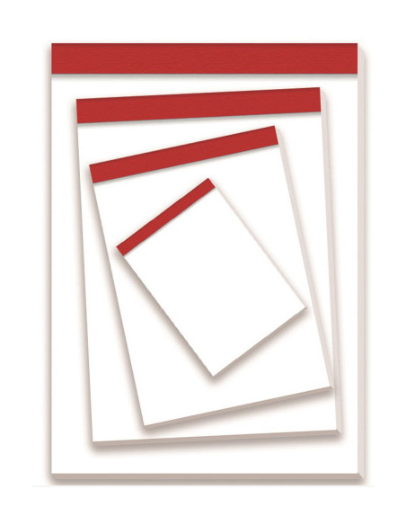 BLOC DE NOTAS SIN TAPA 60 GRS. 8º (105X155MM.) 80 HOJAS LISO PACSA 18105