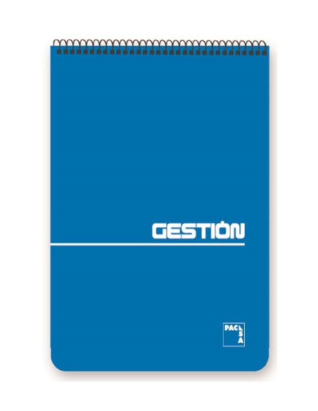 BLOC ESPIRAL SERIE GESTION TAPA BLANDA 60 GRS.FOLIO (215X310MM.) 80 HOJAS CUADRÍCULA 4X4 SIN MARGEN PACSA 16371