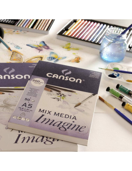 BLOC IMAGINE 25 HOJAS DINA1 200G CANSON C200005969