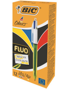BOLÍGRAFO 4 COLORES FLUO BIC 982868 2