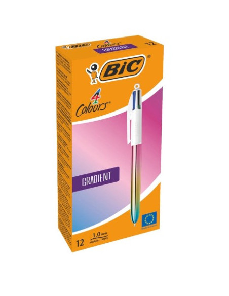 BOLÍGRAFO 4 COLORES GRADIENT BIC 511034