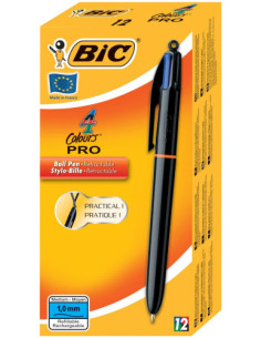 BOLÍGRAFO 4 COLORES PRO BIC 982869
