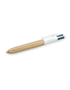 BOLÍGRAFO 4 COLORES WOOD BIC 508964 2