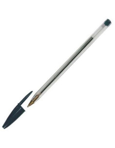 BOLIGRAFO CRISTAL CUERPO TRANSPARENTE TRAZO 0