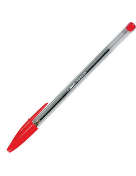 BOLIGRAFO CRISTAL CUERPO TRANSPARENTE TRAZO 0