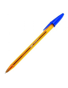 BOLIGRAFO CRISTAL FINE CUERPO NARANJA TRAZO 0