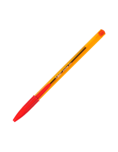 BOLIGRAFO CRISTAL FINE CUERPO NARANJA TRAZO 0