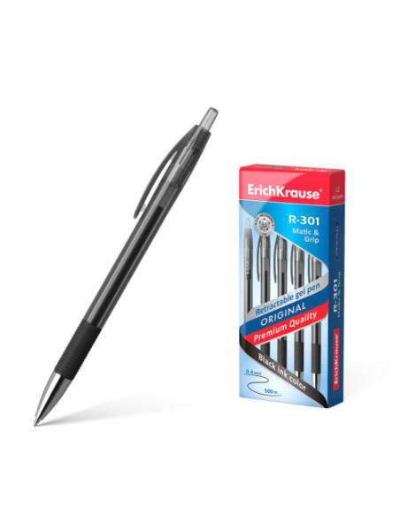 BOLÍGRAFO DE GEL AUTOMÁTICO R-301 ORIGINAL GEL MATIC&GRIP