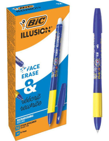 BOLIGRAFO DE GEL BORRABLE AZUL BIC 516518