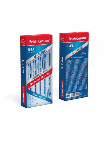 BOLIGRAFO DE GEL G-POINT, COLOR DE LA TINTA AZUL ERICH KRAUSE 17627