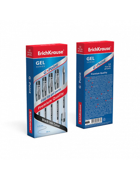 BOLIGRAFO DE GEL G-POINT, COLOR DE LA TINTA NEGRO ERICH KRAUSE 17628