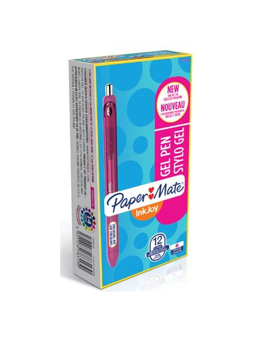 BOLIGRAFO INKJOY GEL 600 RT CEREZA PAPER MATE...