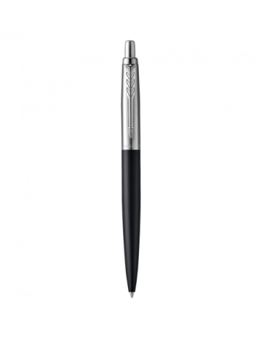 BOLÍGRAFO JOTTER XL RICHMOND NEGRO MATE RIBETE DE COLOR CROMO PLUMÍN MEDIO TINTA AZUL PARKER 2068358