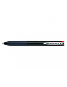 BOLIGRAFO SUPERGRIP G - 4 COLORES - CUERPO COLOR NEGRO PILOT BPKGG-35M-B