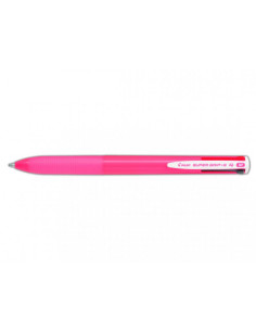 BOLIGRAFO SUPERGRIP G - 4 COLORES - CUERPO COLOR- ROSA PILOT BPKGG-35M-P