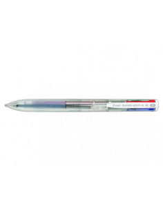 BOLIGRAFO SUPERGRIP G - 4 COLORES - CUERPO COLOR TRANSPARENTE PILOT BPKGG-35M-NC