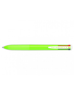 BOLIGRAFO SUPERGRIP G - 4 COLORES - CUERPO COLOR- VERDE LIMA PILOT BPKGG-35M-LG